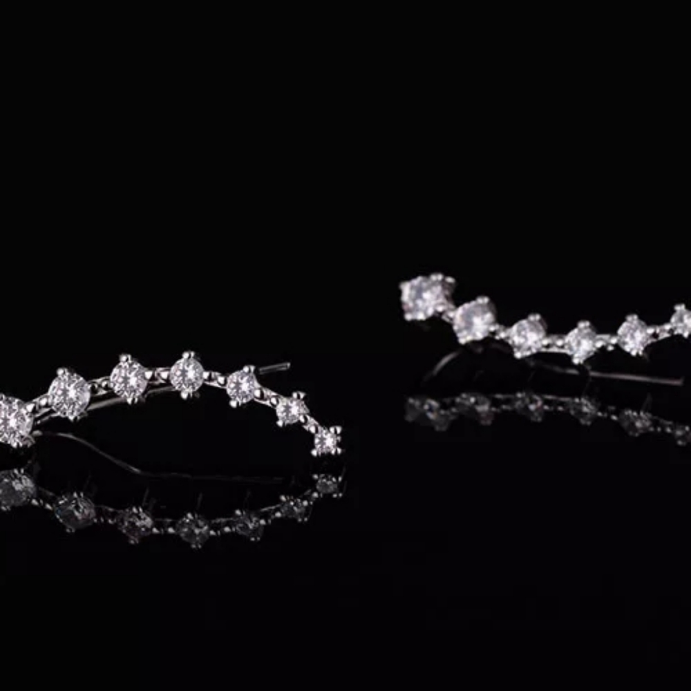 ❣925 sterling silver earring❣❣ - Picture 4 of 5